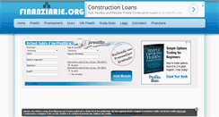 Desktop Screenshot of finanziarie.org